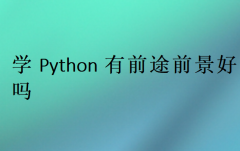 学Python有前途前景好吗?