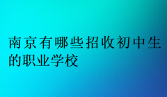 南京有哪些招收初中生的职业学校?